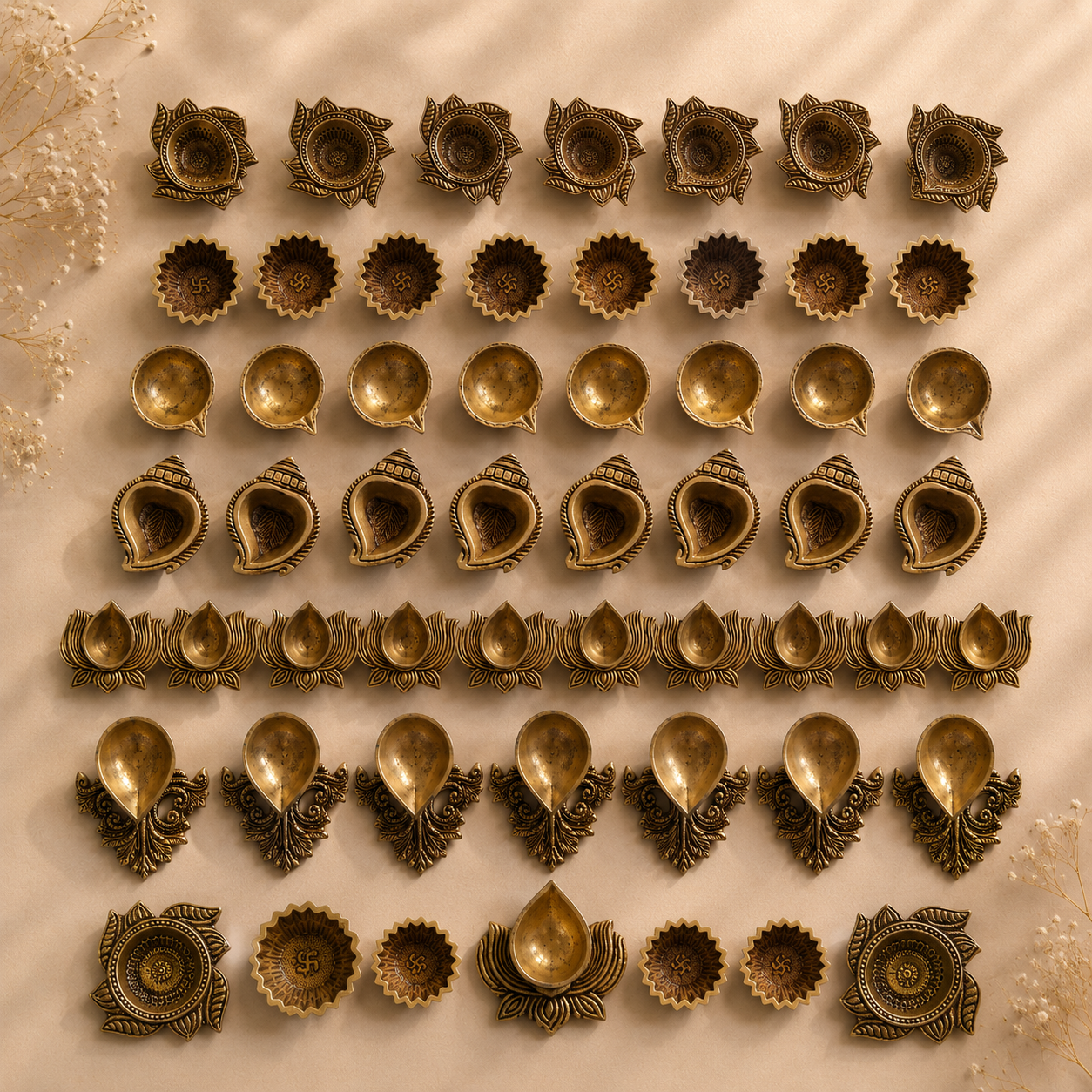 Diyas- Pure Brass