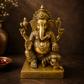 Chaturbhuj Ganesha | Pure Brass