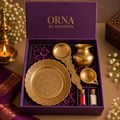 All Pooja Essentials Diwali Kit | Pure Brass Gift Box