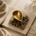 Mayura Brass Diya – Set of 2