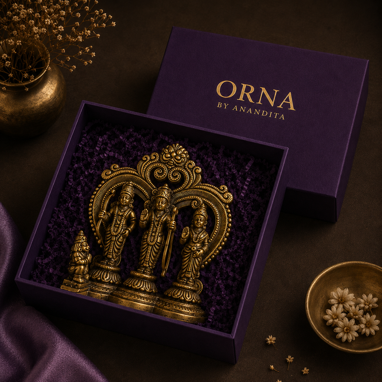 Ram Darbar Idol | Pure Brass | Handcrafted