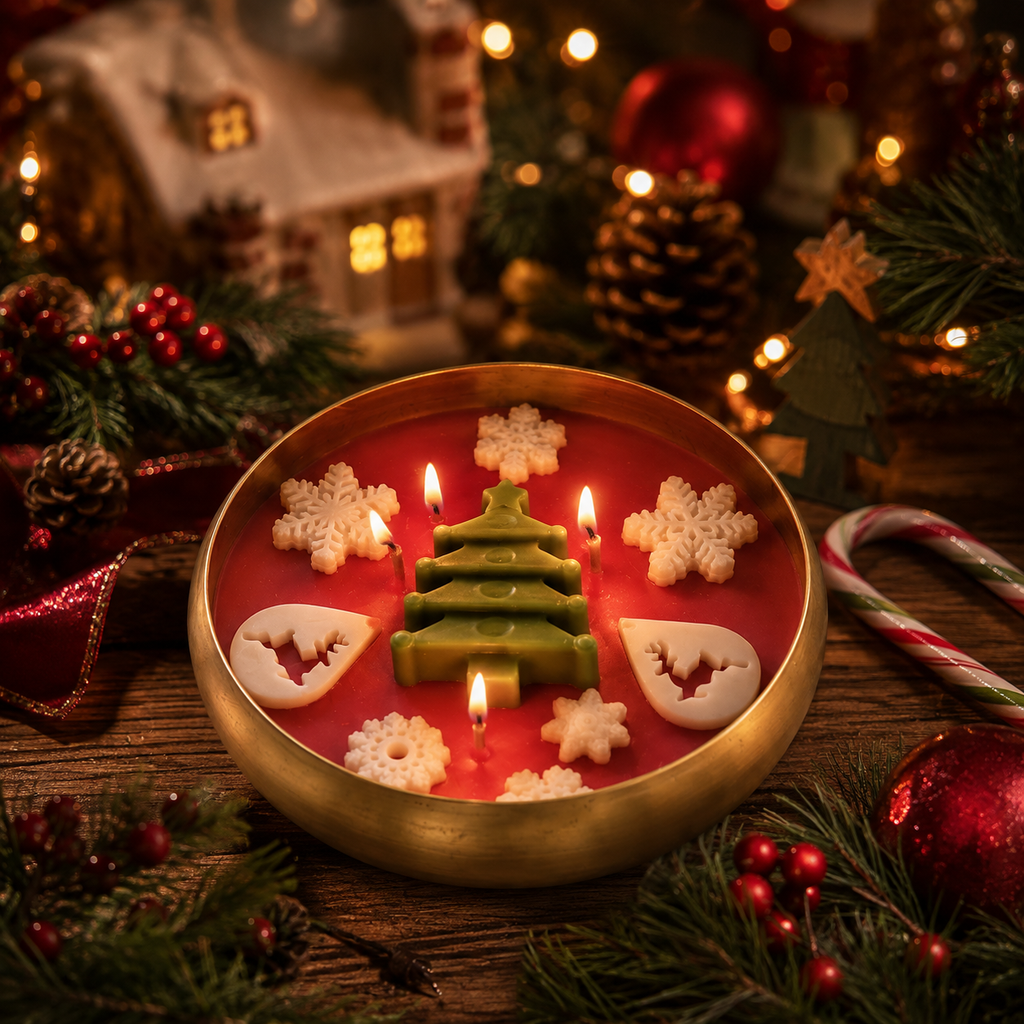 Christmas Urli Candle