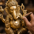 Chaturbhuj Ganesha | Pure Brass