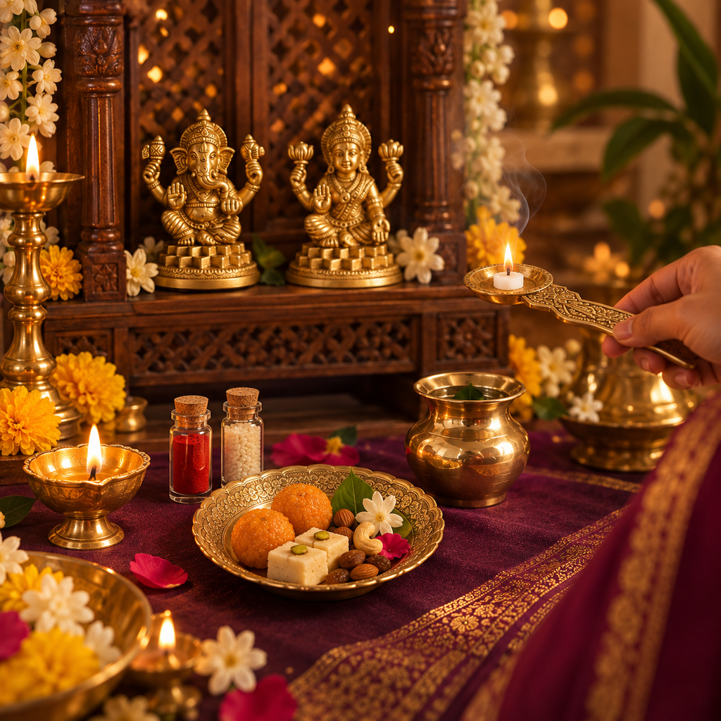 Laxmi Diwali Hamper | Pure Brass Festive Gift Box