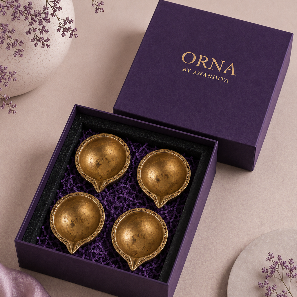 Anant Brass Diya – Set of 2